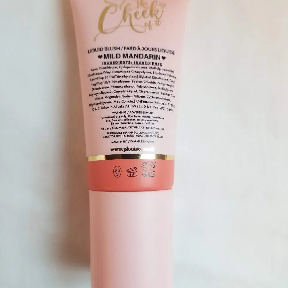 P.Louise The Cheek of it - Liquid Blush - Mild Mandarin